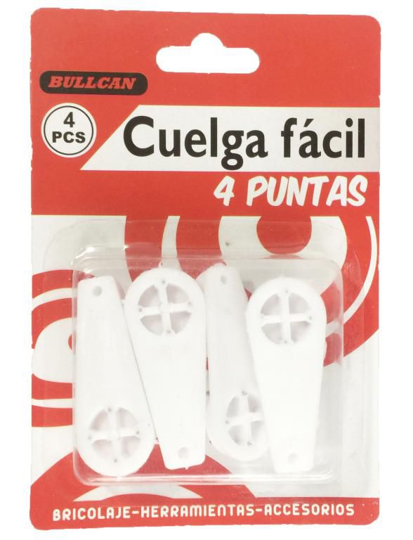 CUELGA FACIL 4 PUNTAS 4 PCS